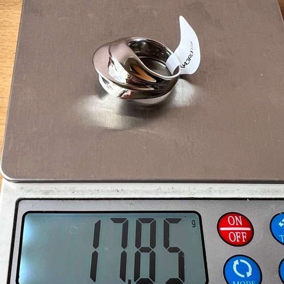 ALEXIS BITTAR FINE COLLECTION 925 STERLING SILVER MARQUIS RIDGED RING BRAND NEW - Picture 6 of 16